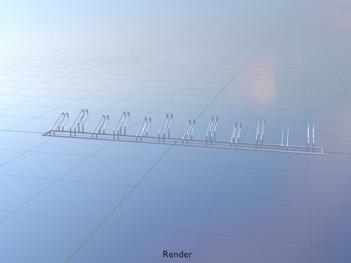 Bicycle Bracket Parker Version 2 Low-poly 3D model_19