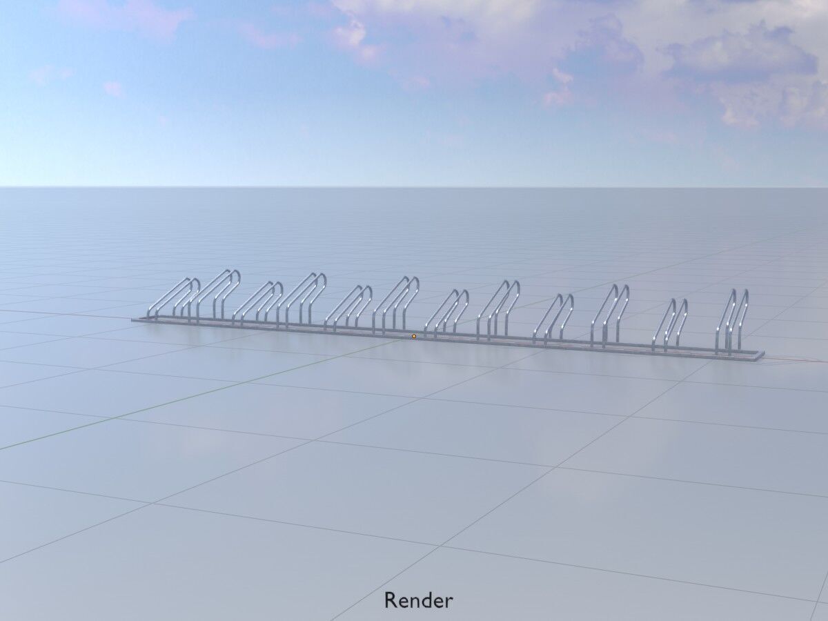 Bicycle Bracket Parker Version 2 Low-poly 3D model_15