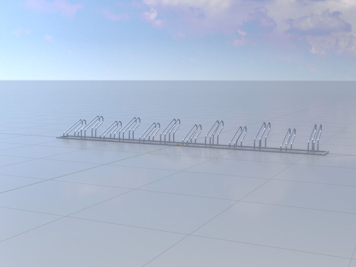 Bicycle Bracket Parker Version 2 Low-poly 3D model_3