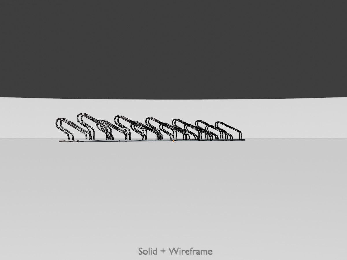 Bicycle Bracket Parker Version 2 Low-poly 3D model_10