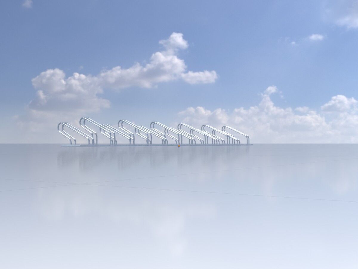 Bicycle Bracket Parker Version 2 Low-poly 3D model_2