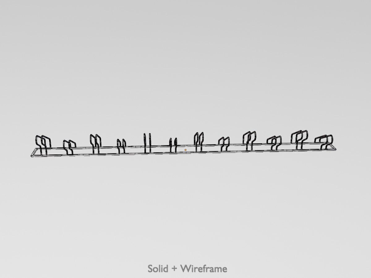 Bicycle Bracket Parker Version 2 Low-poly 3D model_12