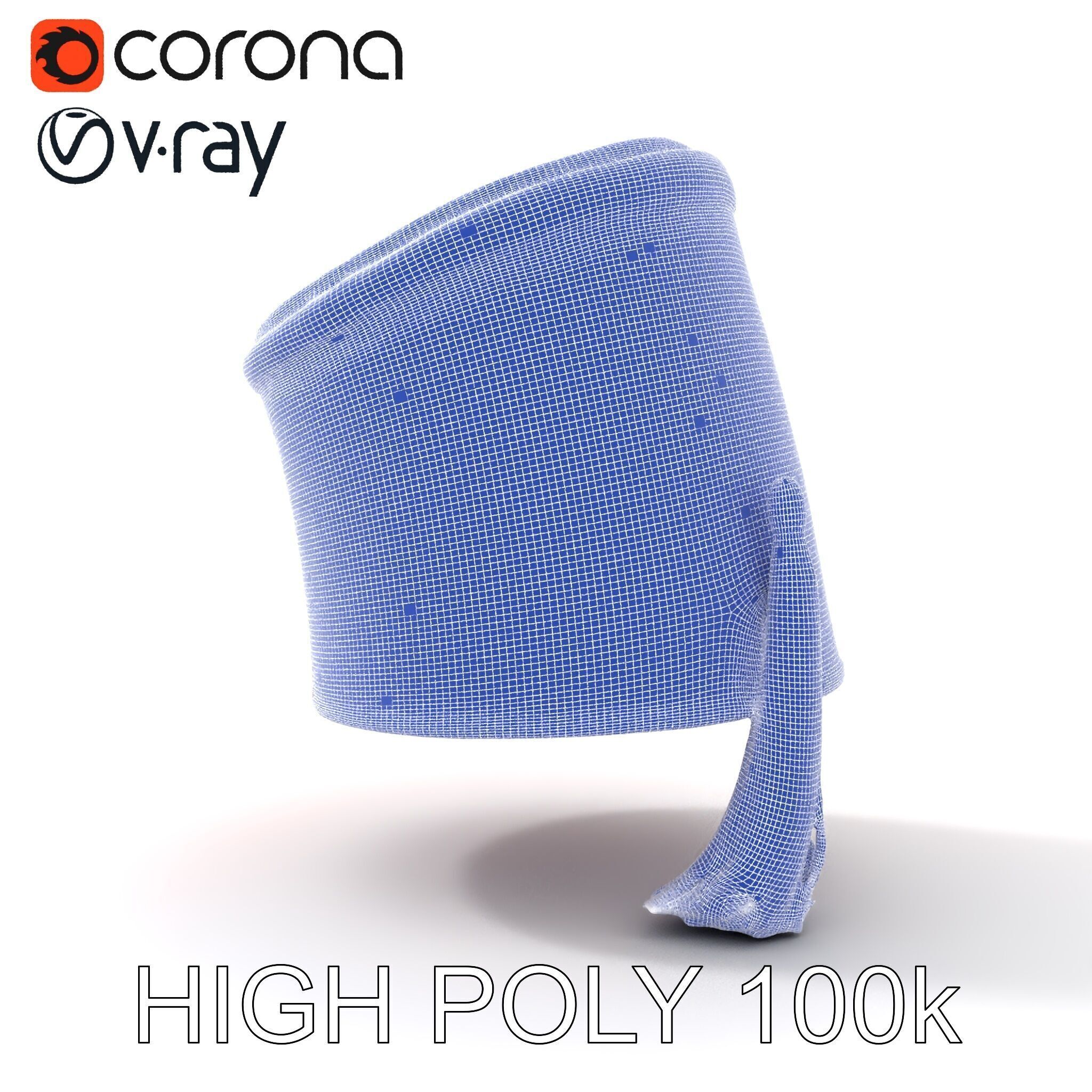 Red Fez Hat with Tassel Model Pack Low-poly 3D model_35