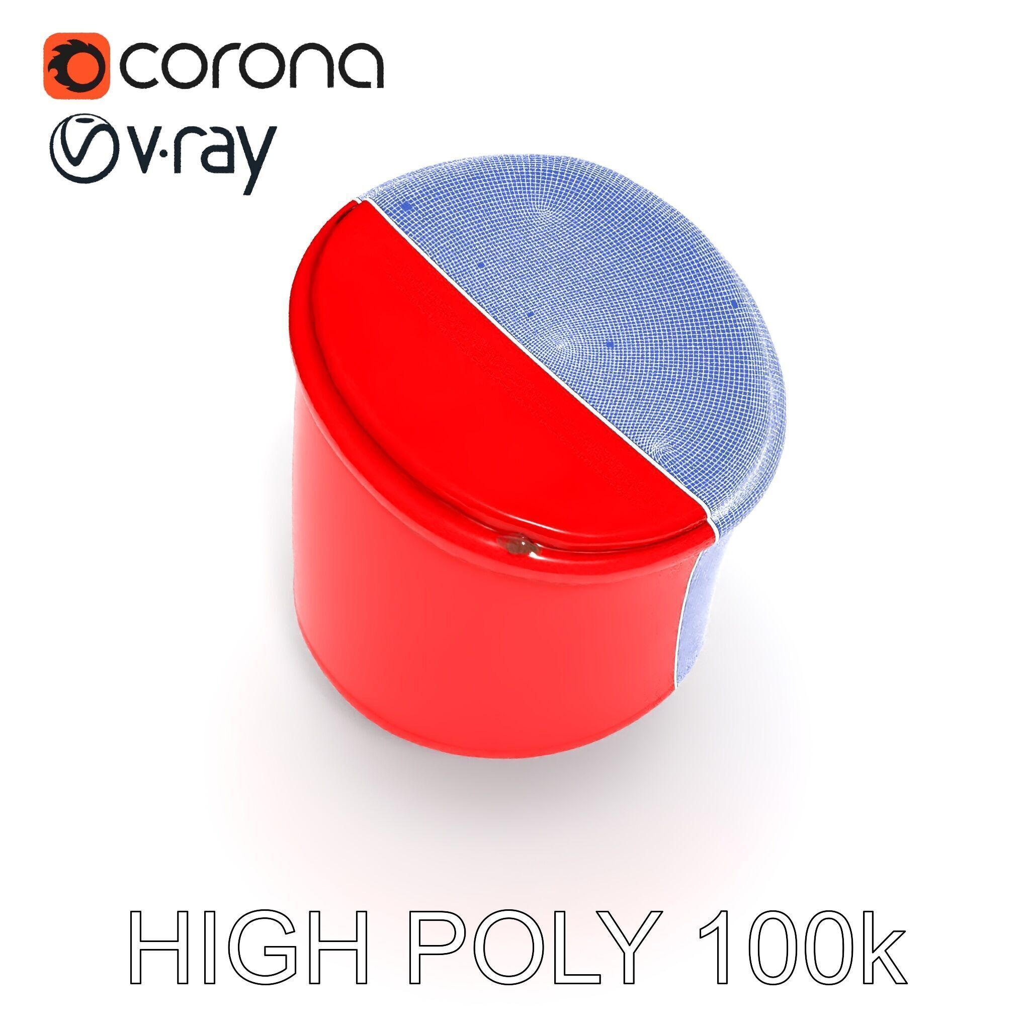 Red Fez Hat with Tassel Model Pack Low-poly 3D model_29