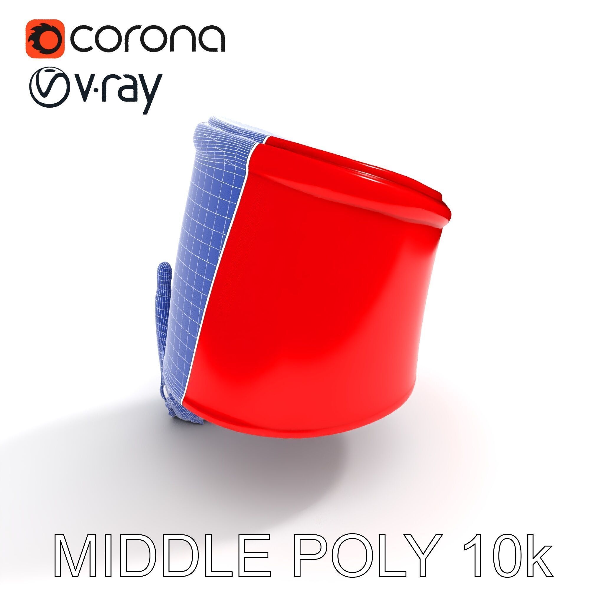 Red Fez Hat with Tassel Model Pack Low-poly 3D model_21