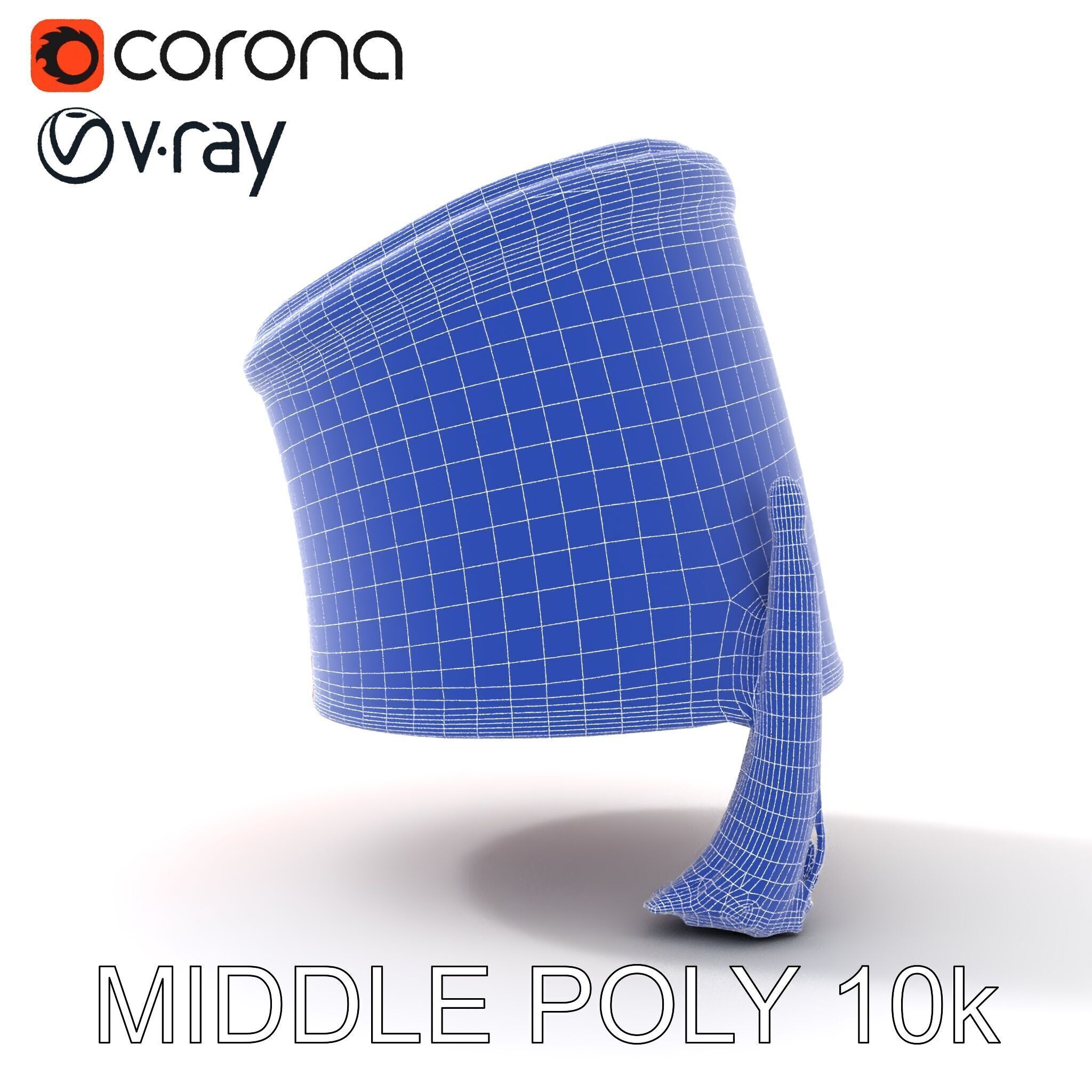 Red Fez Hat with Tassel Model Pack Low-poly 3D model_11