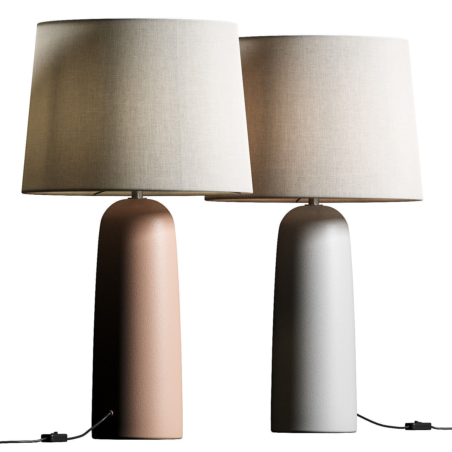 Westwing Collection Kaya Table Lamp 3D model_1