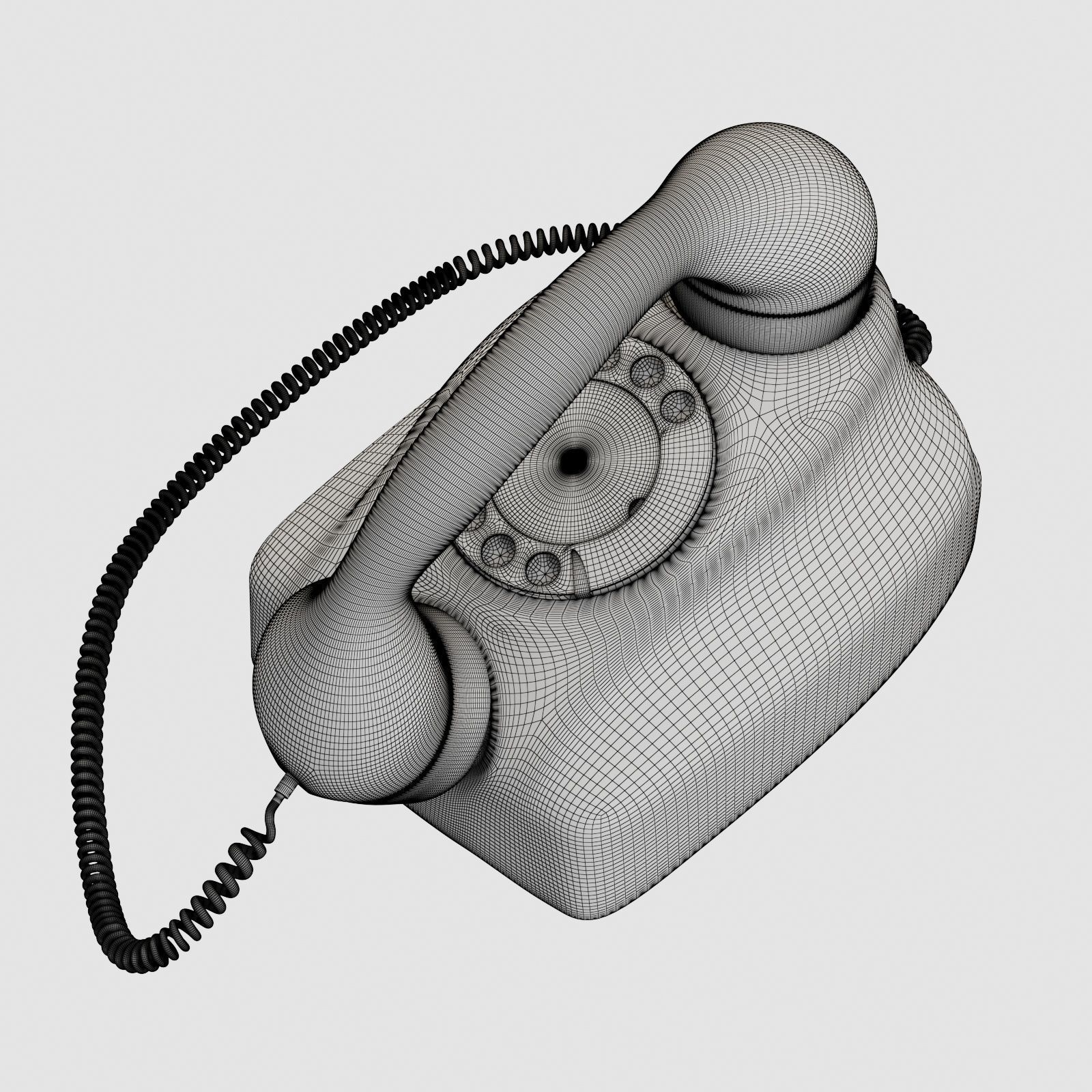 aged phone 3D model_7