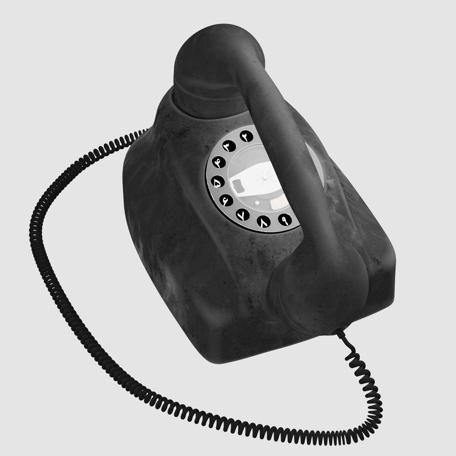 aged phone 3D model_2
