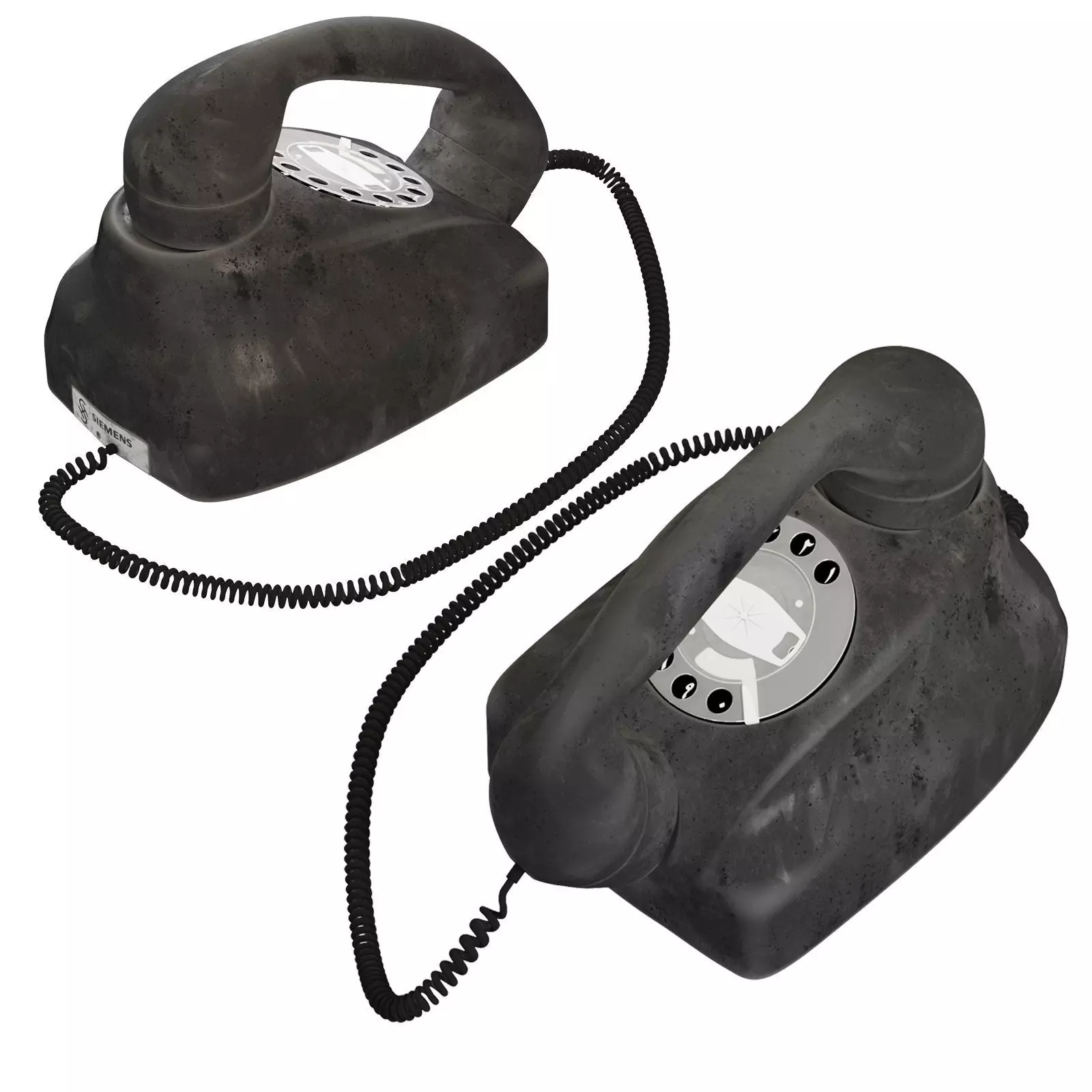 aged phone 3D model_0