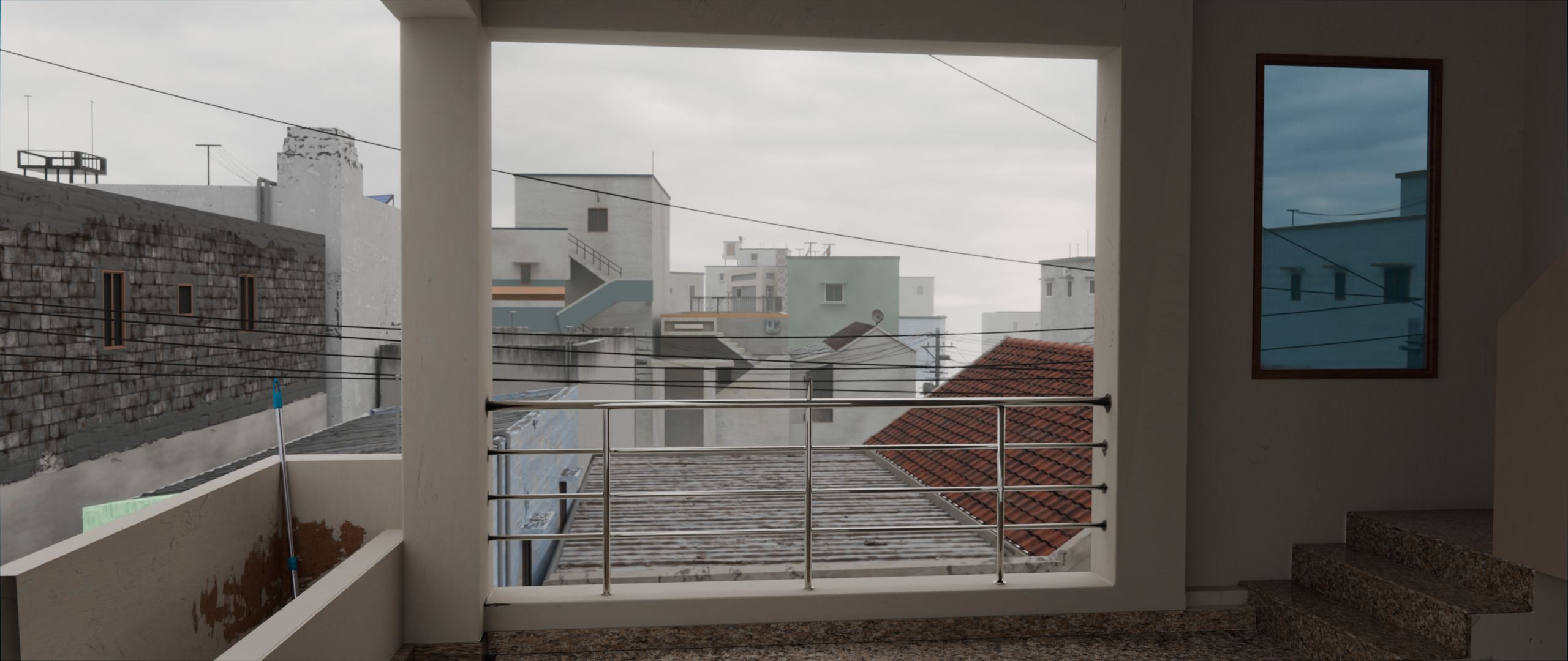 Buildings pack for Indian Rural Town 3D model_5