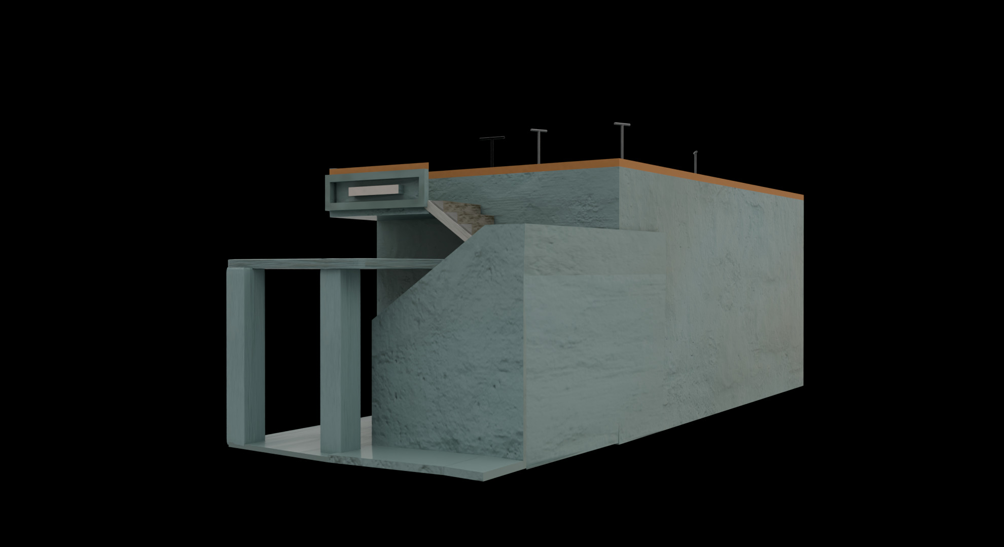 Buildings pack for Indian Rural Town 3D model_6