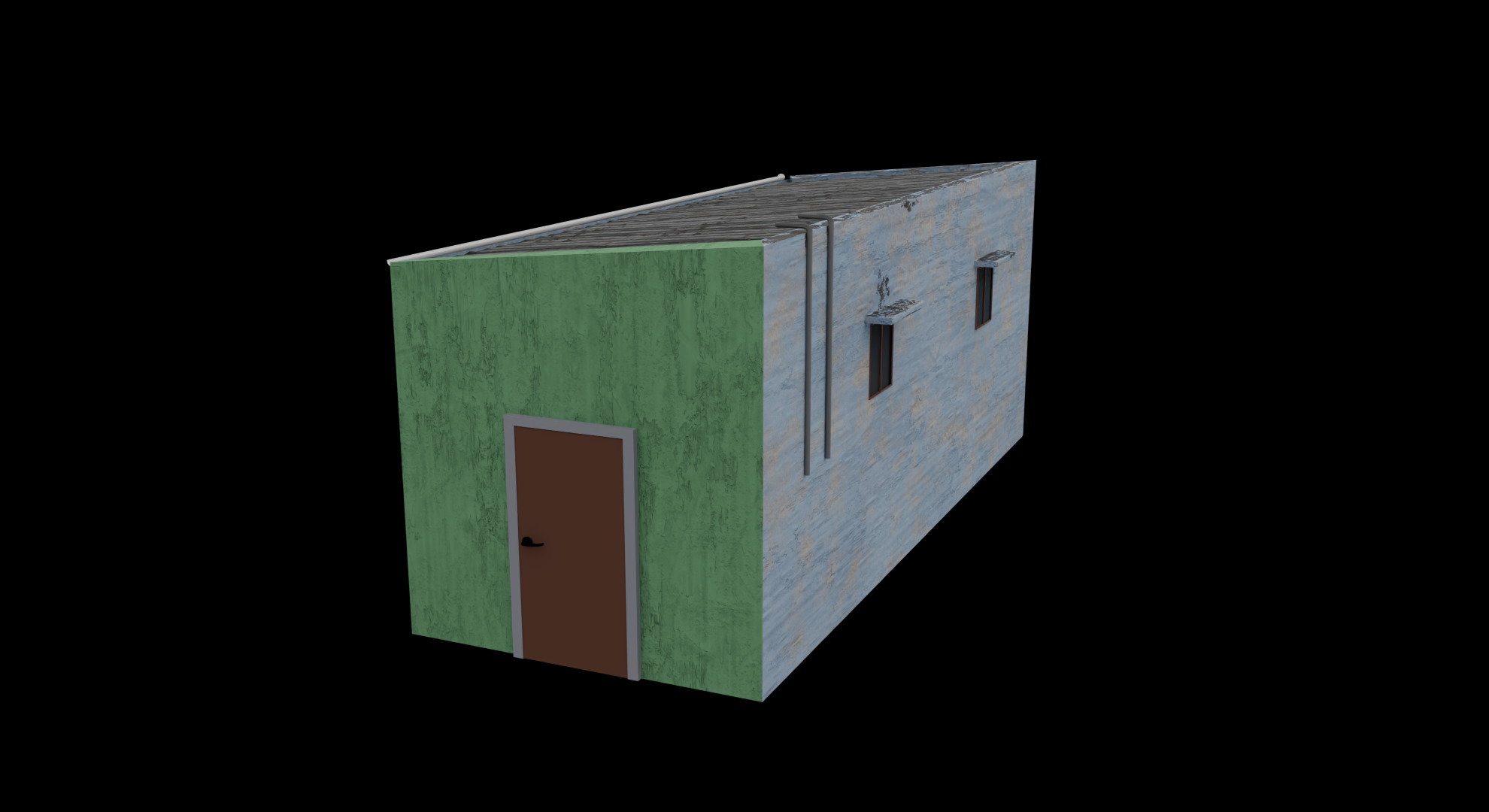 Buildings pack for Indian Rural Town 3D model_3