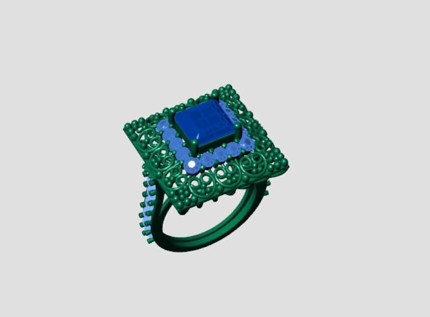 Rings 3D print model_2