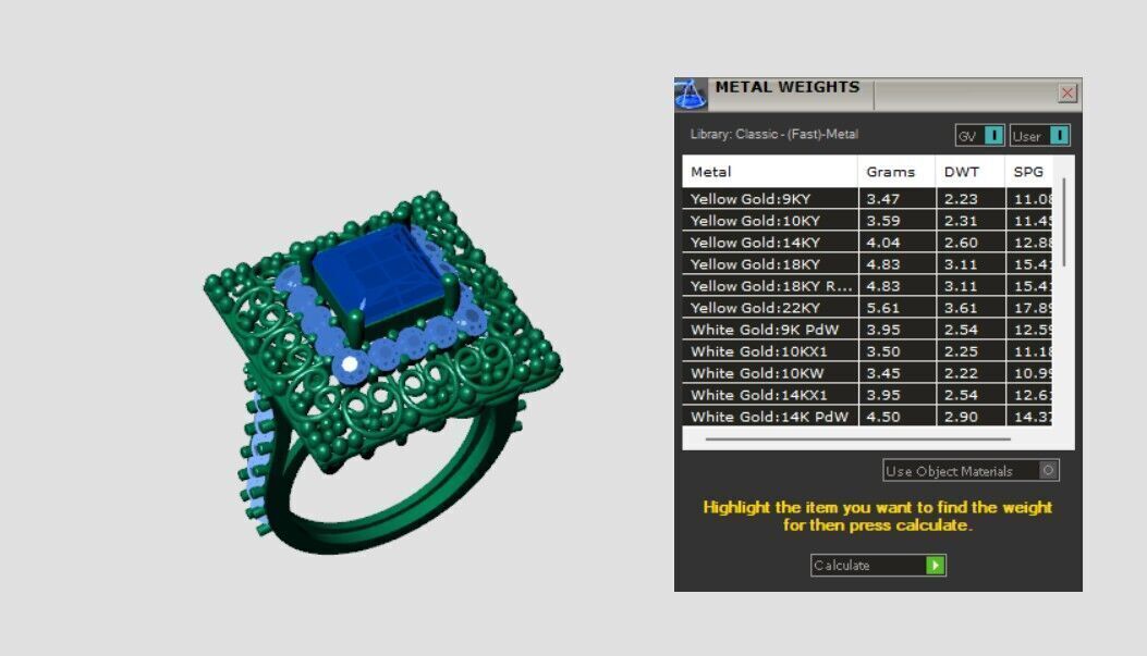 Rings 3D print model_4
