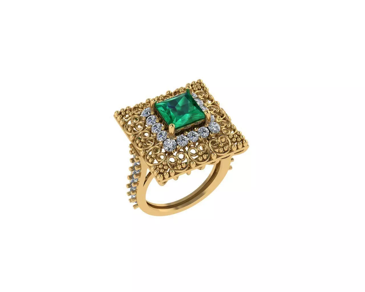 Rings 3D print model_0