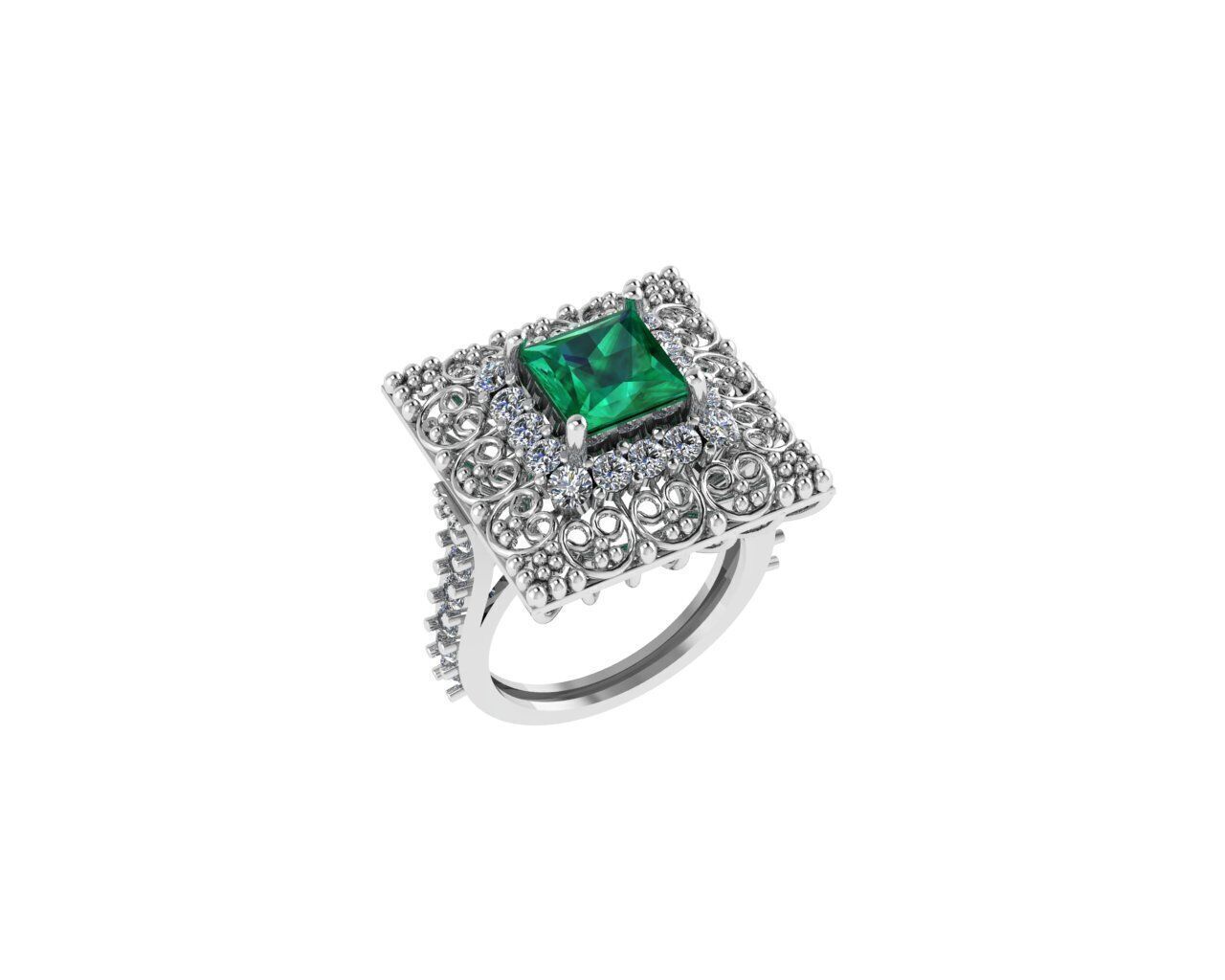 Rings 3D print model_1