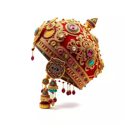 Ornate Jeweled Crown Model Pack Low-poly 3D model