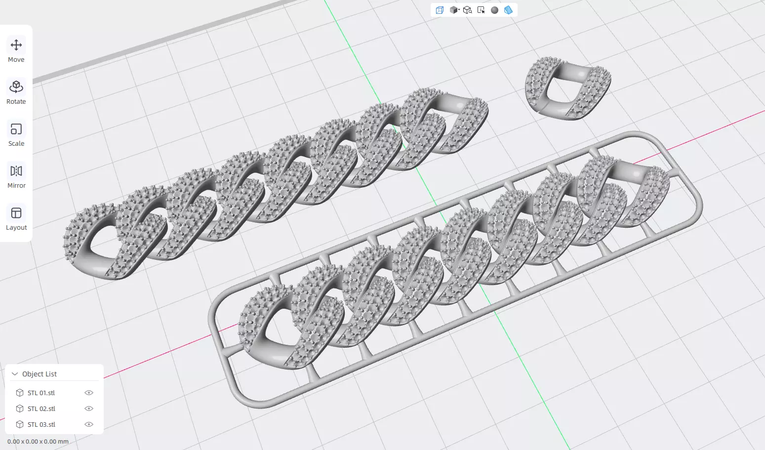 18mm Wide CUBAN Link Chain - SOLID FOR BRACELETS OR NECKLACE 3D print model