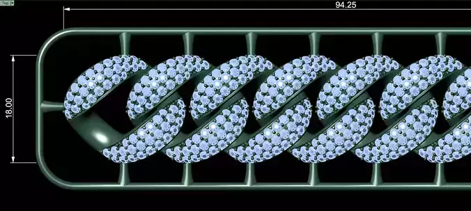 18mm Wide CUBAN Link Chain - SOLID FOR BRACELETS OR NECKLACE