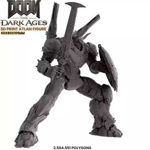 DOOM Dark Ages Atlan Printable Figure