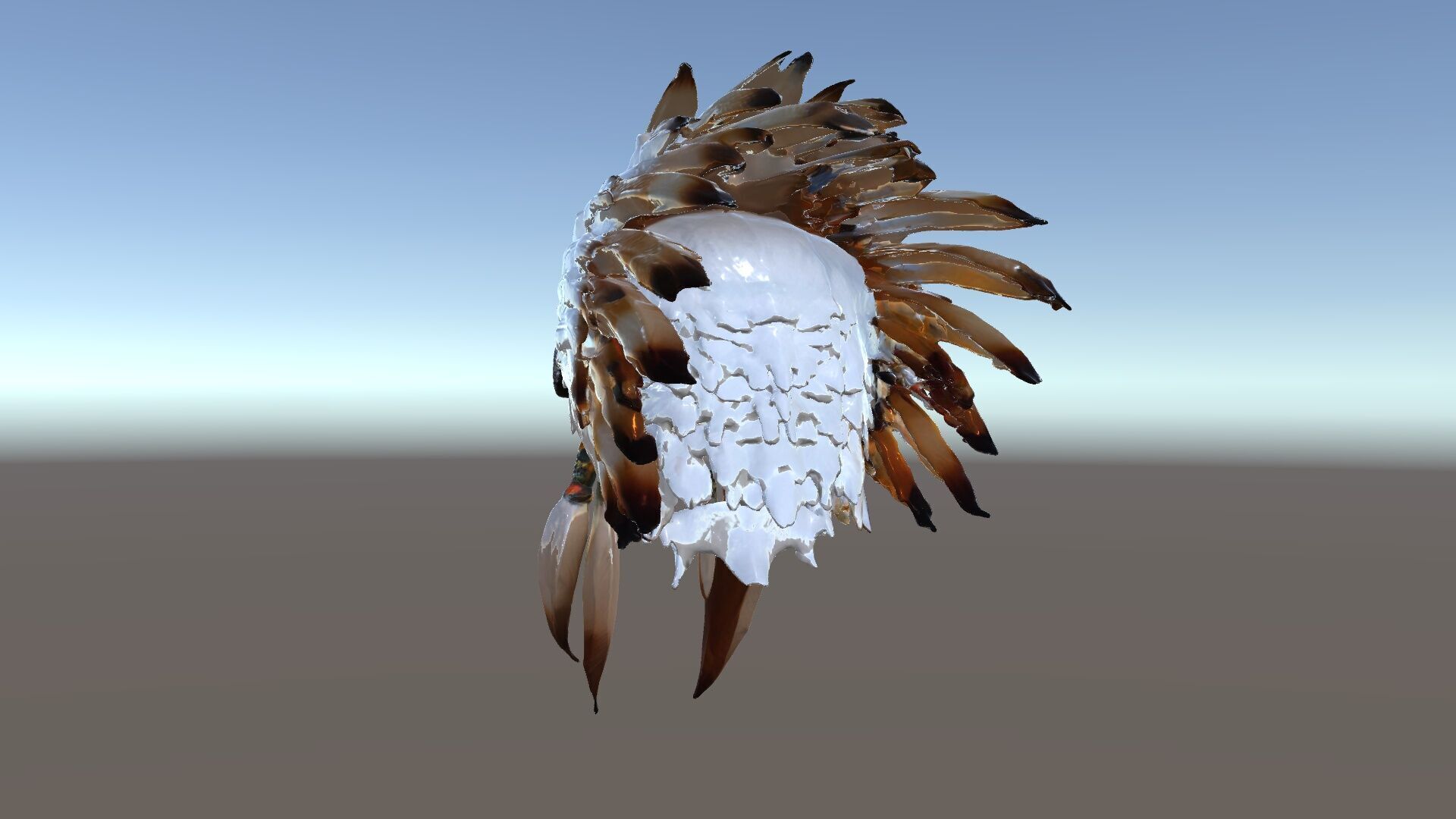 Native American Feather Headdress Model Pack Low-poly 3D model_5