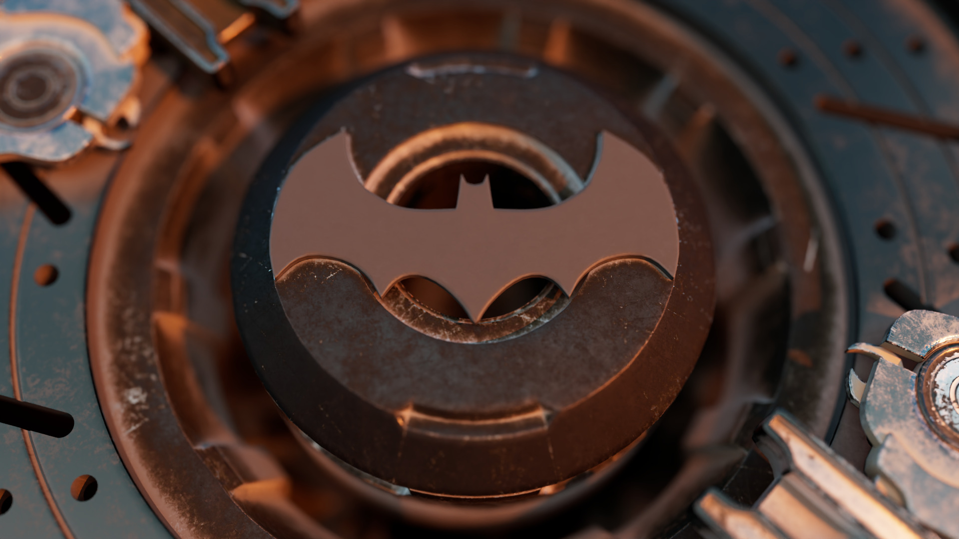 Batmobile Tires Arkham Knight Premium version 3D model_3