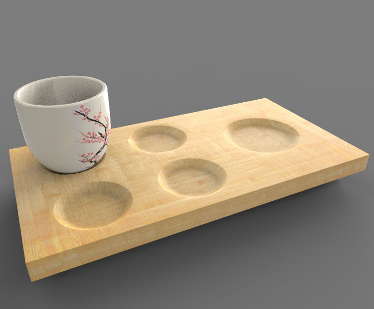 The Sake Set 3D model_3
