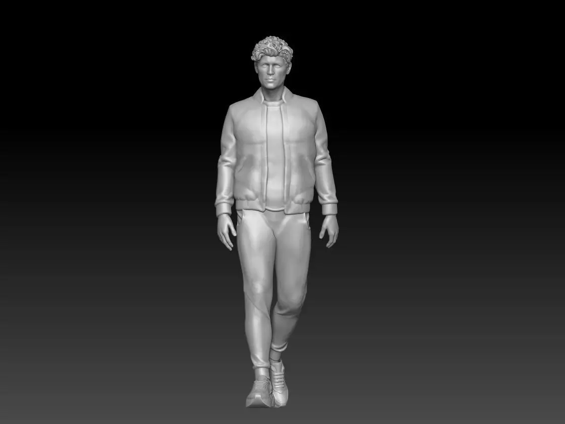just walking around boy 4 3D print model_0