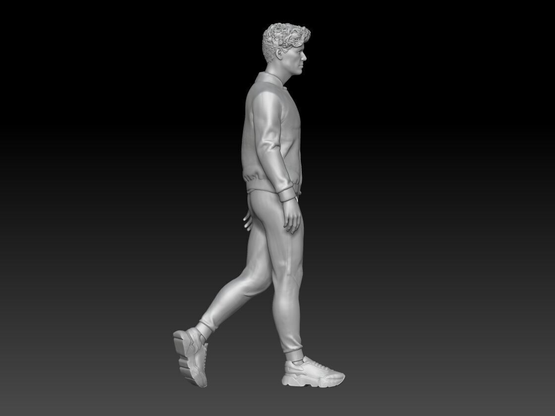 just walking around boy 4 3D print model_3