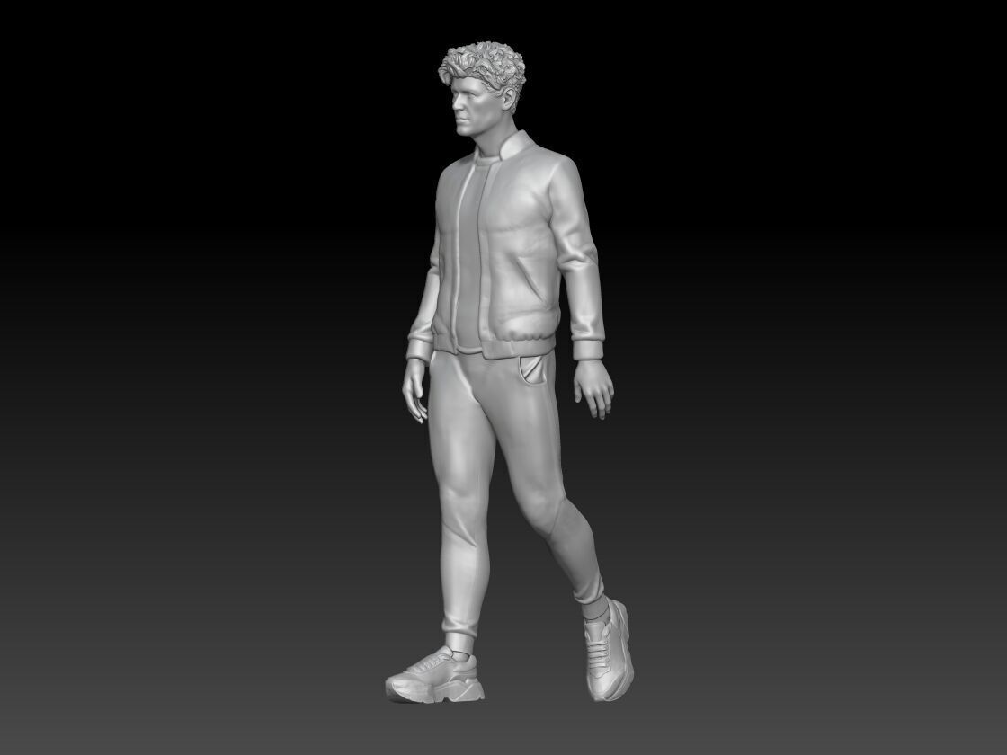 just walking around boy 4 3D print model_1