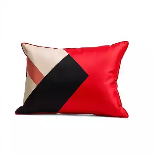 Geometric Pattern Cushion D Model Pack Low-poly 3D model