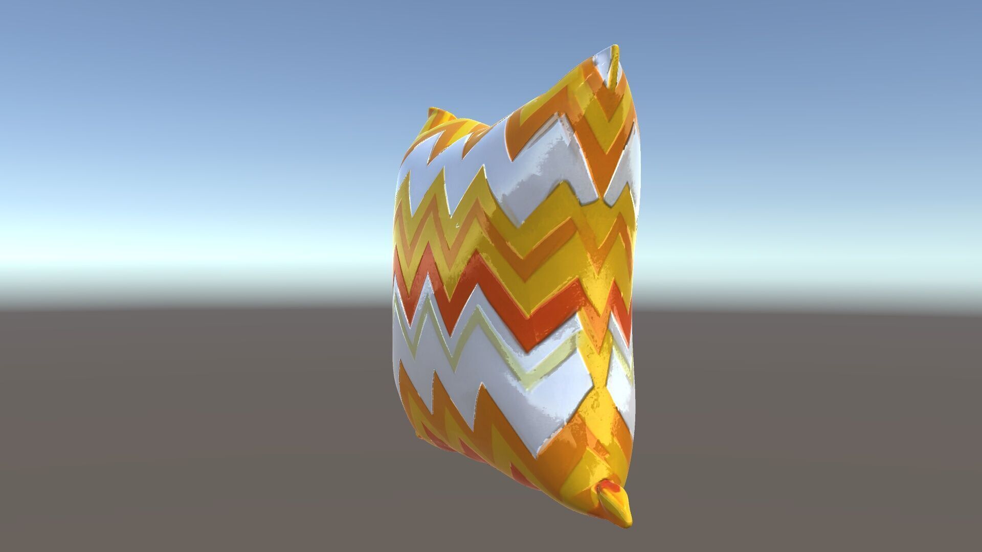 Chevron Patterned Pillow Model Pack Low-poly 3D model_5
