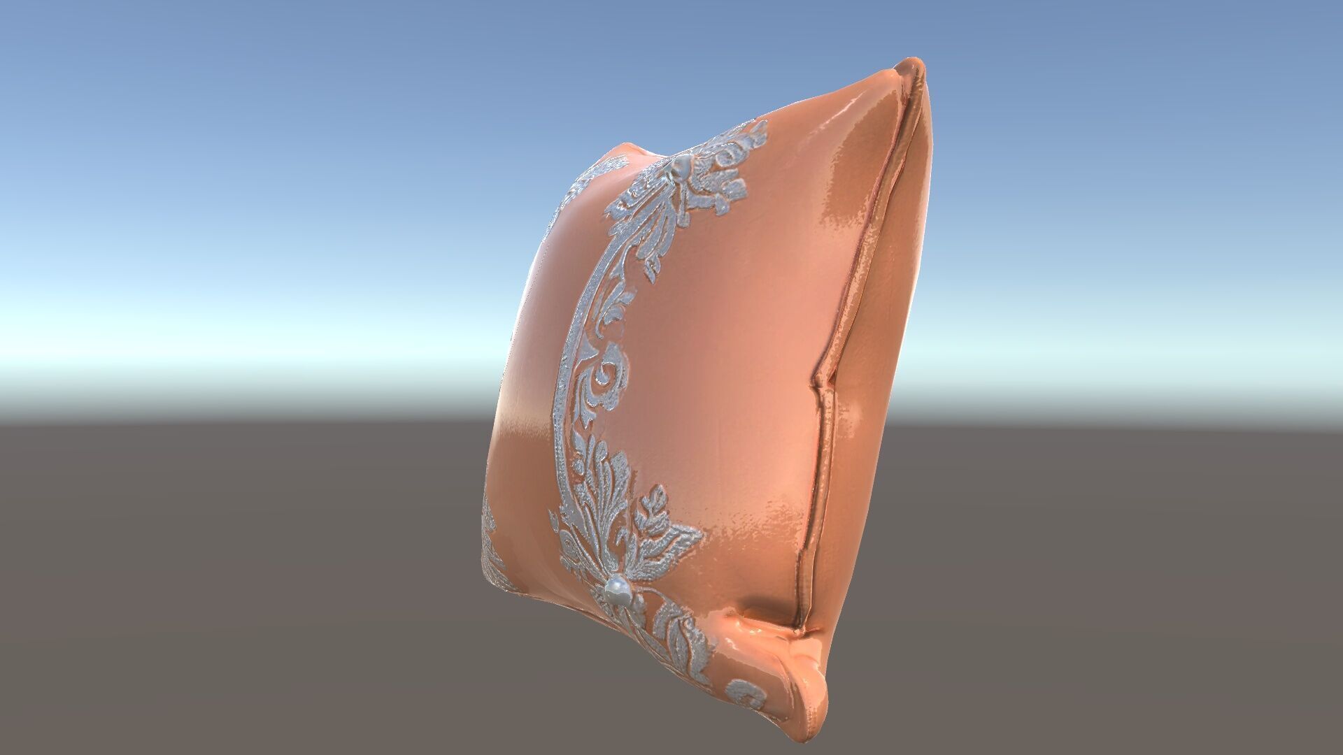 Decorative Cushion Model Pack with Elegant Embroidery Low-poly 3D model_15