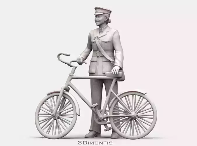 Woman British Ground Personnel WW2