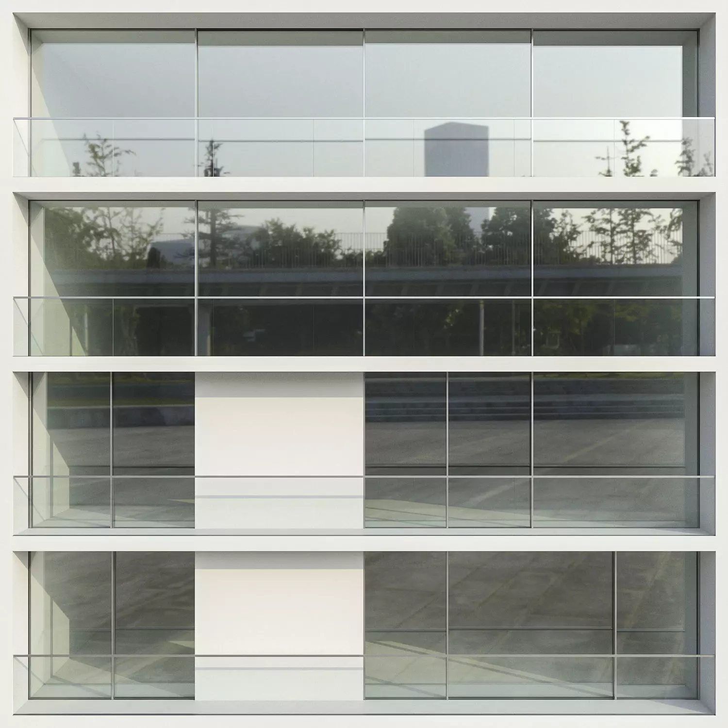 Schucco Design-Line Sliding system Low-poly 3D model_0