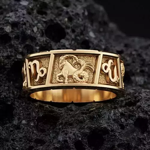Horoscope Capricorn Ring v2