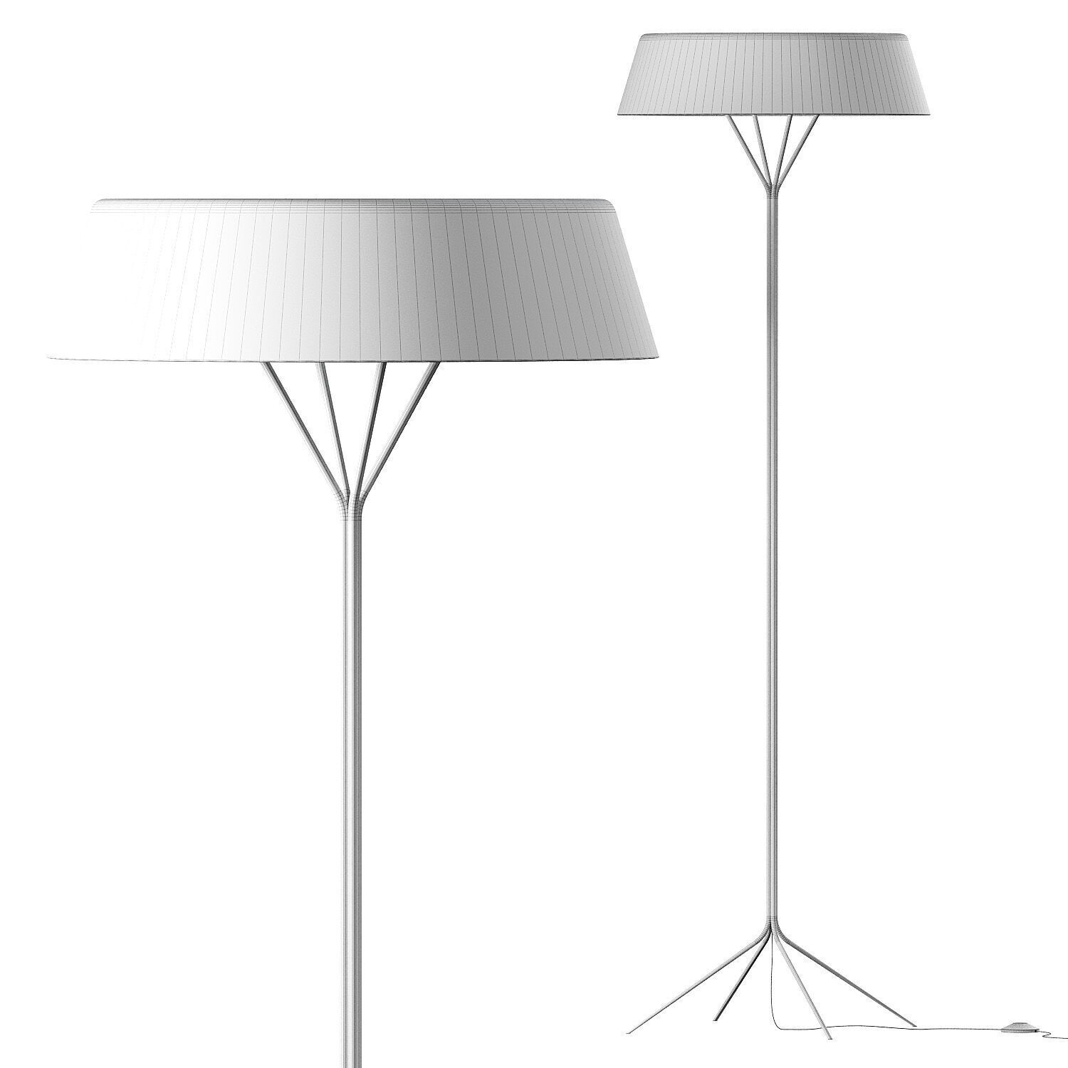 Vibia Lily Floor Lamp 3D model_3