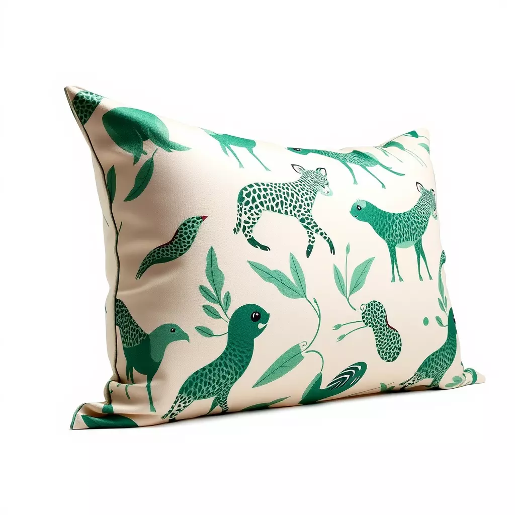 Animal Print Pillow Model Pack Low-poly 3D model_0