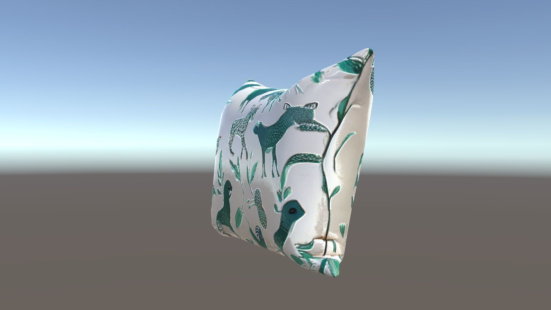 Animal Print Pillow Model Pack Low-poly 3D model_26