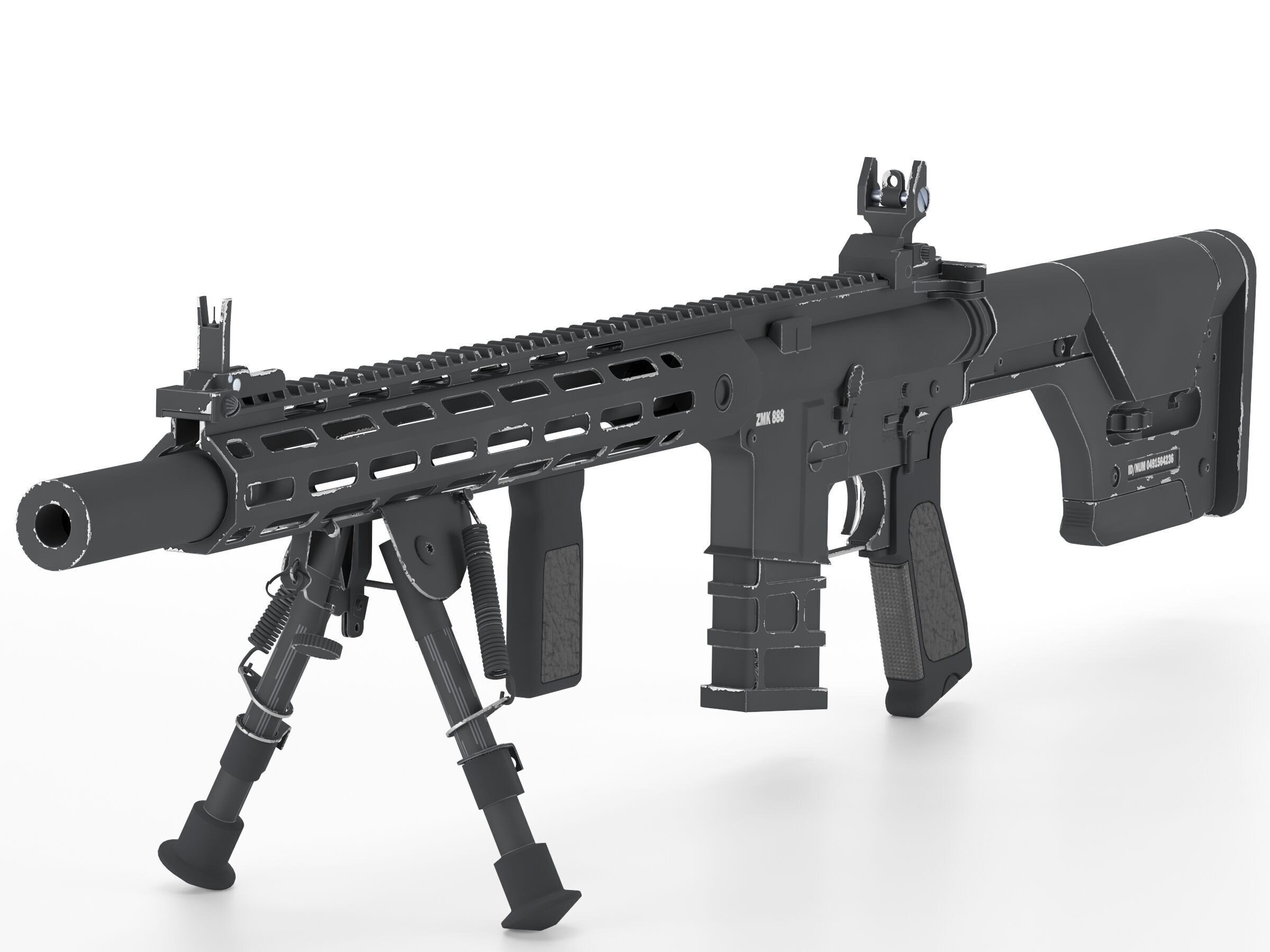 A and K Specialized DMR4 Low-poly 3D model_2
