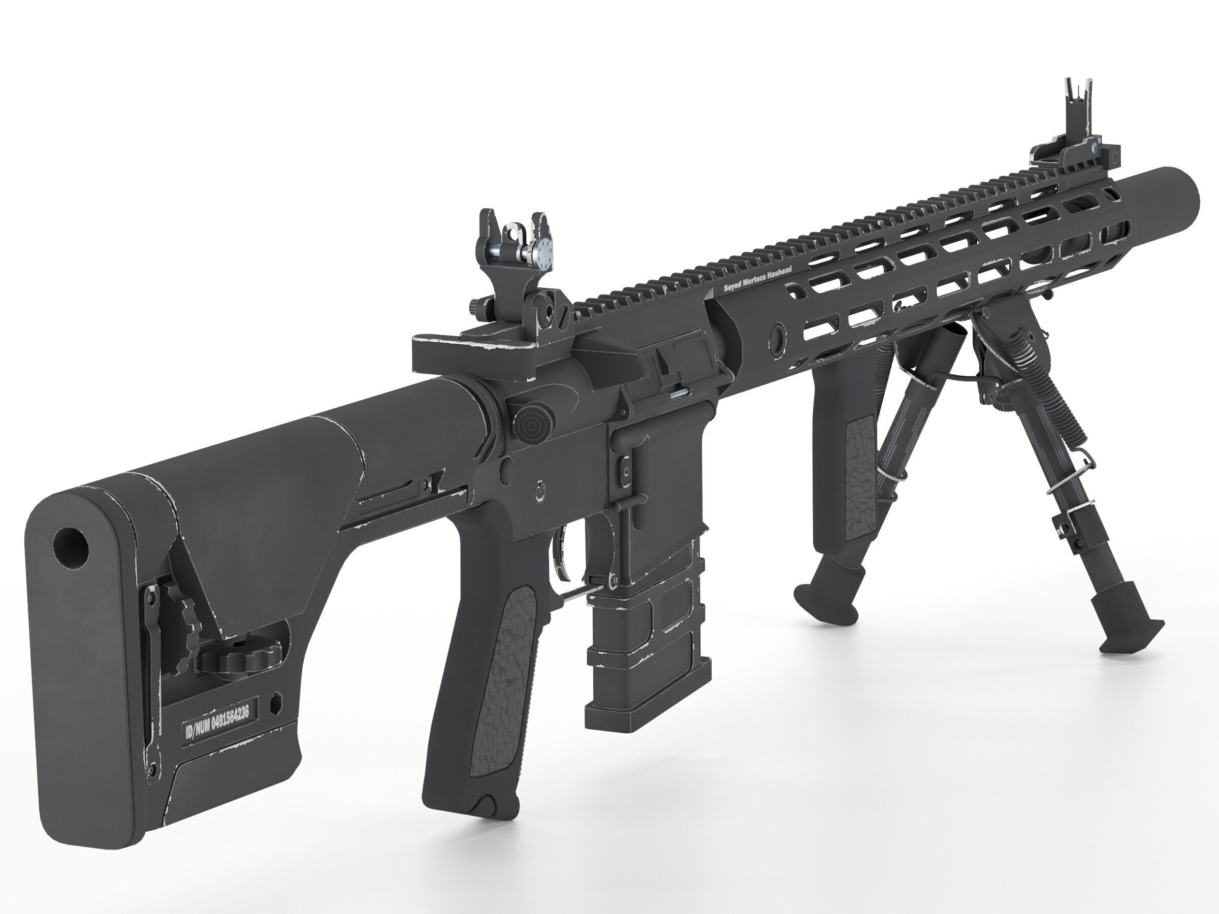 A and K Specialized DMR4 Low-poly 3D model_1