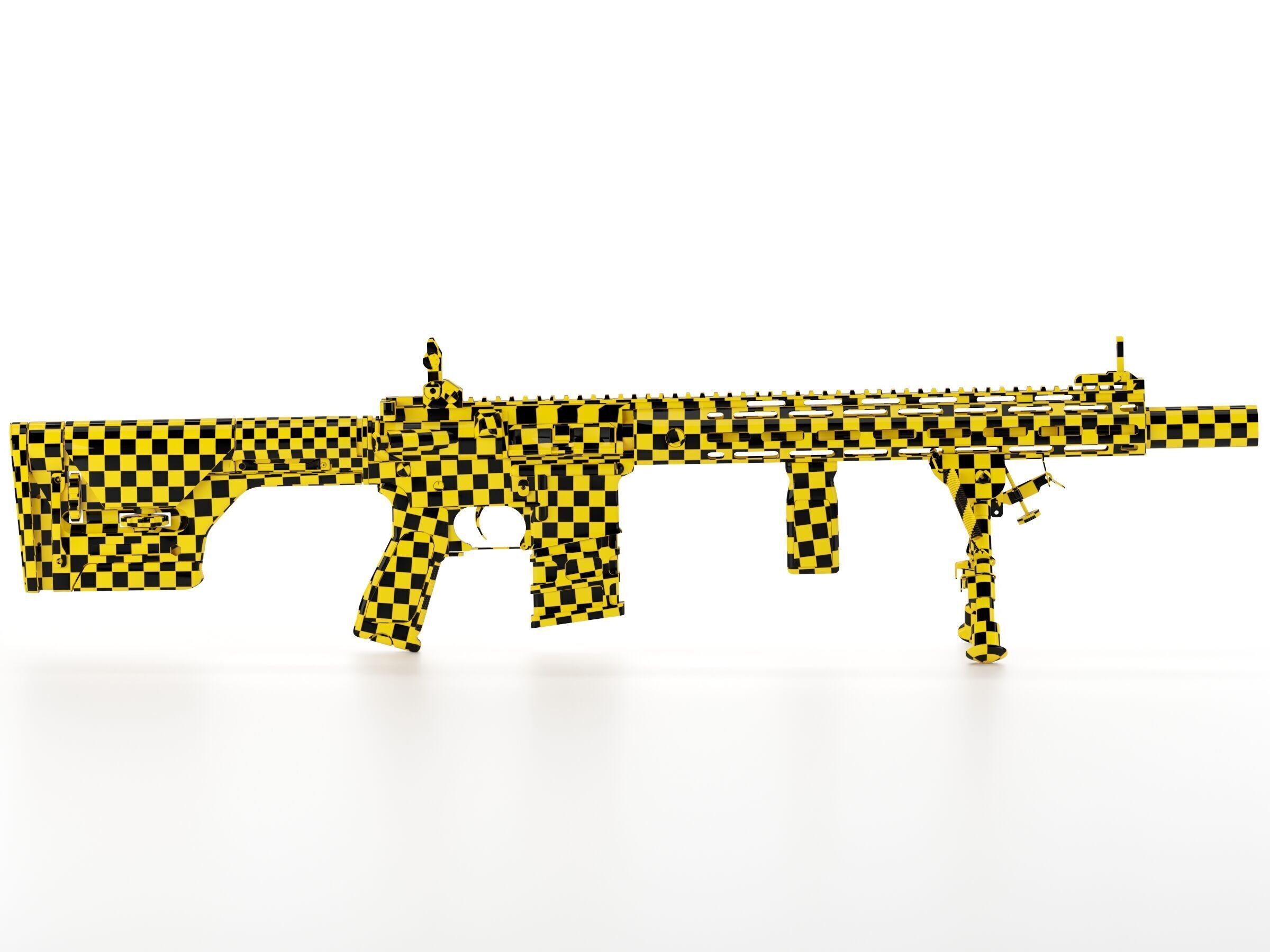 A and K Specialized DMR4 Low-poly 3D model_7