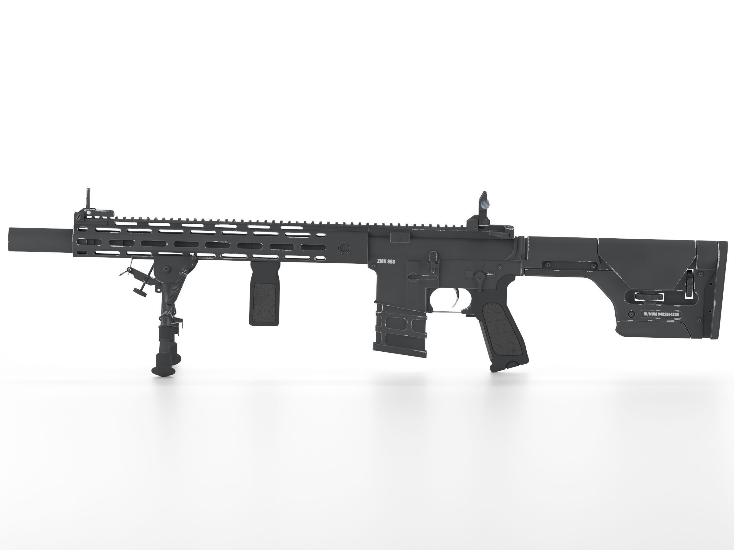 A and K Specialized DMR4 Low-poly 3D model_4