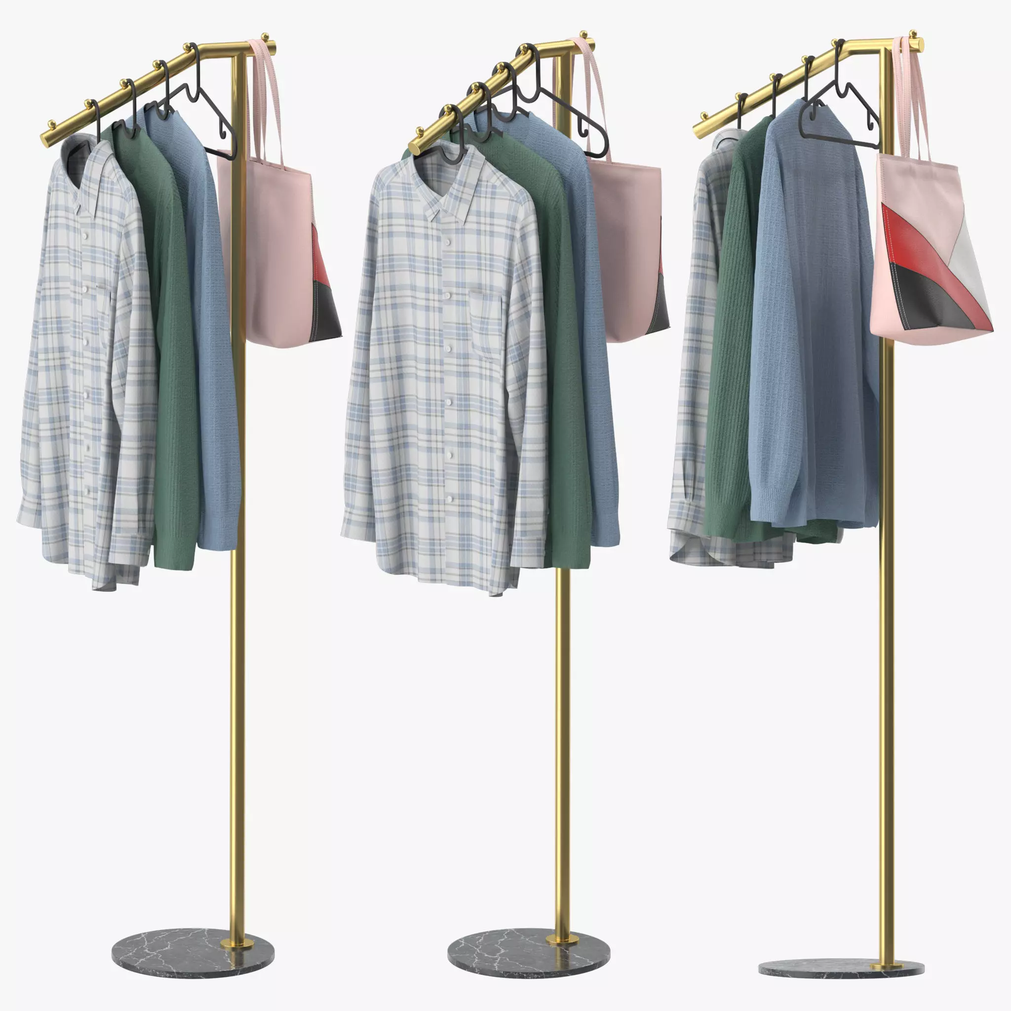 Clothing Rack Coat Rack 3D model