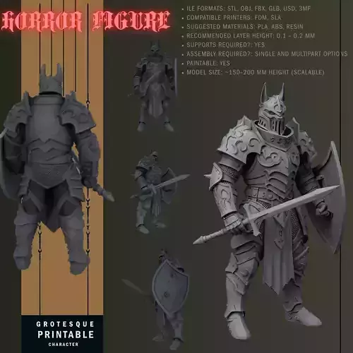 Embodiment of Heroism  3D print model