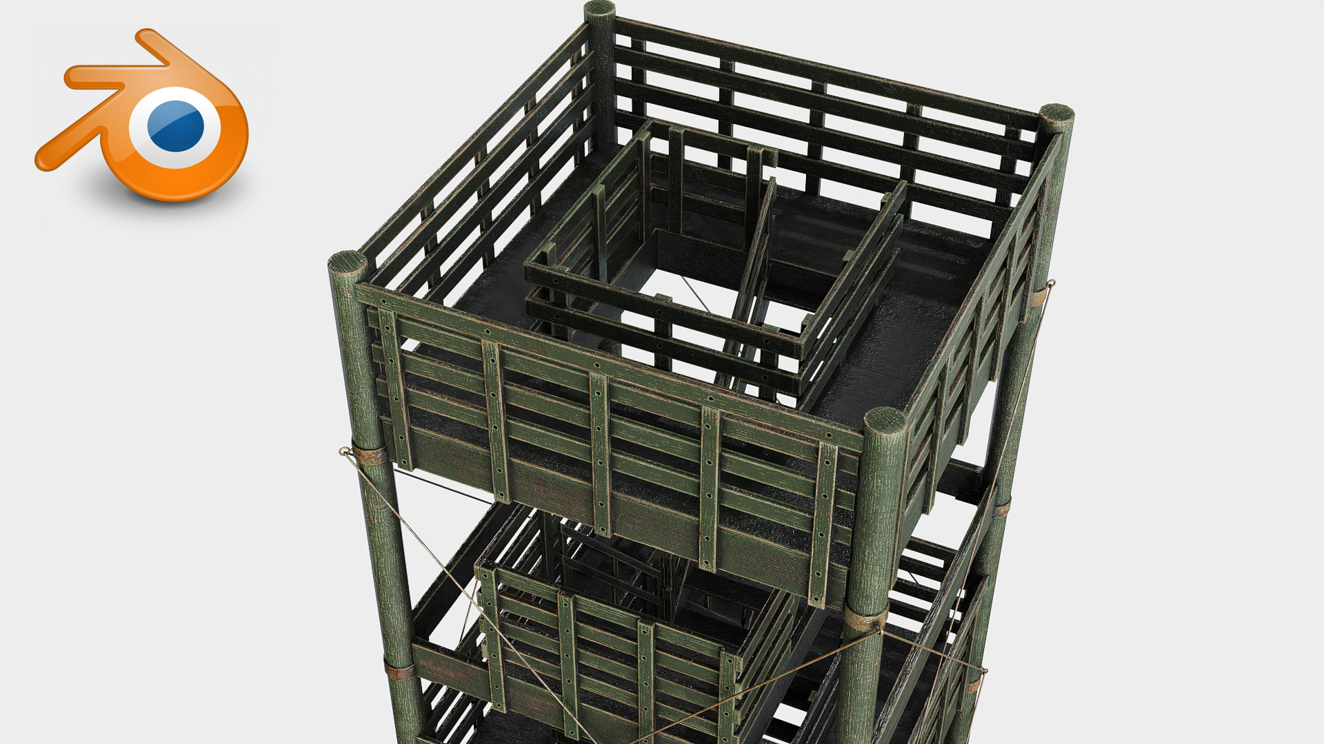 Watchtowers v5 Low-poly 3D model_8