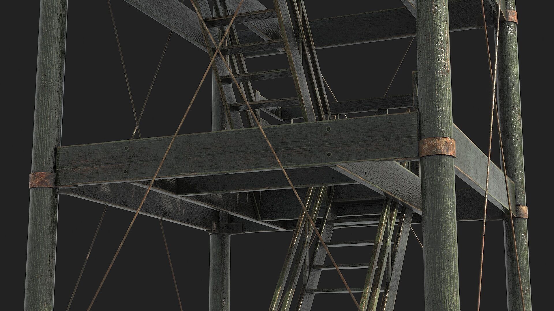 Watchtowers v5 Low-poly 3D model_5