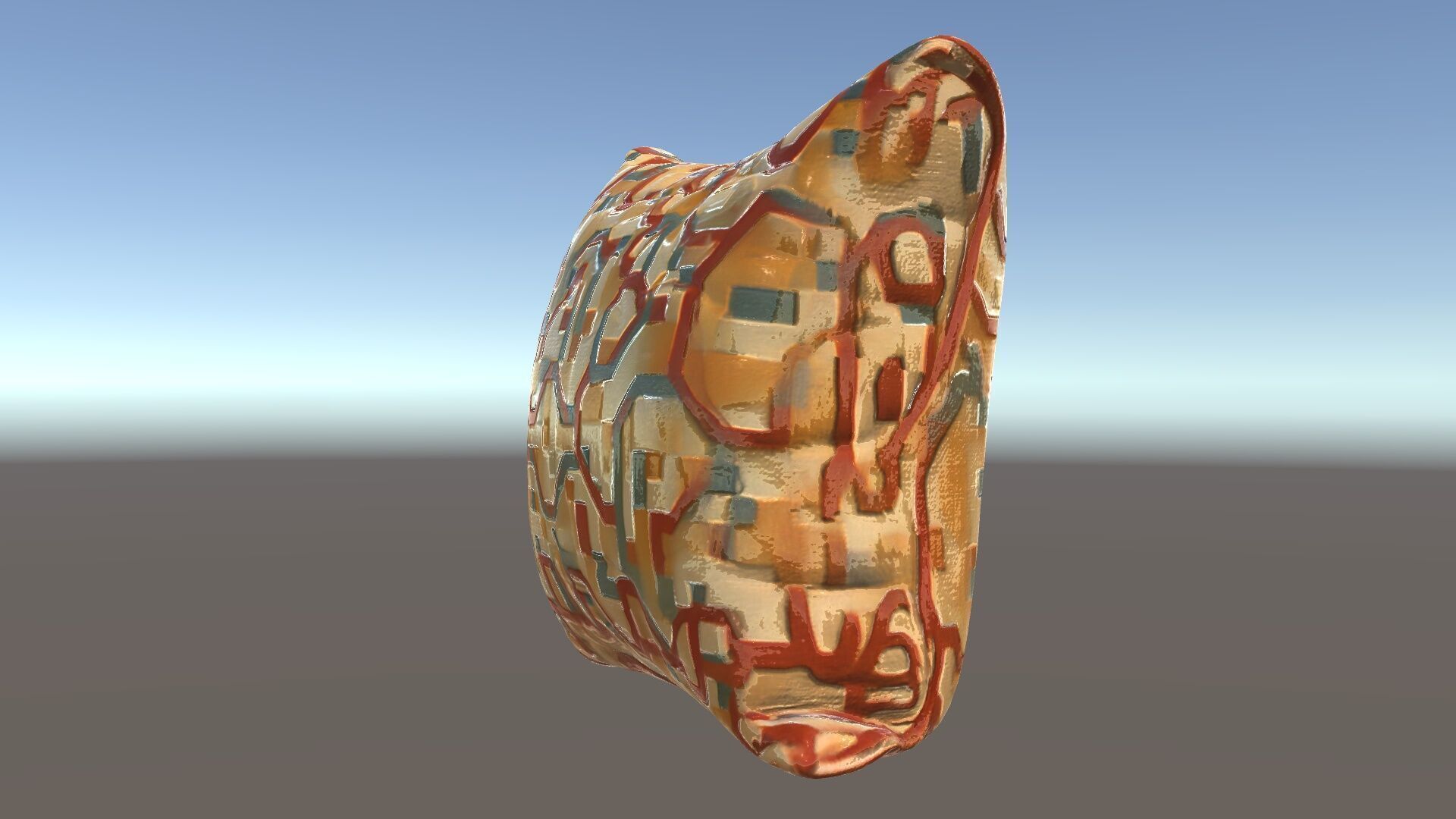 Geometric Pattern Pillow D Model Pack Low-poly 3D model_9