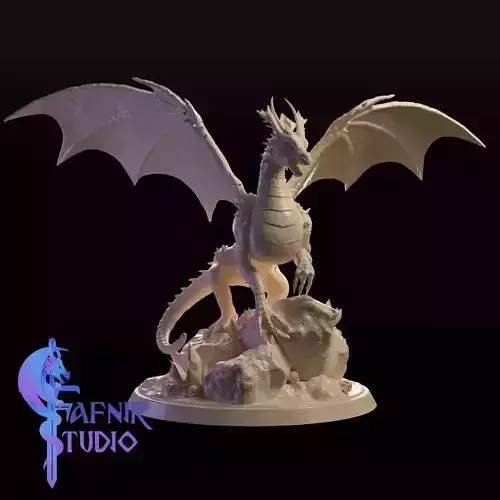 Figurine dragon legendaire 3D print model
